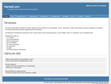 Tablet Screenshot of mankeli.com
